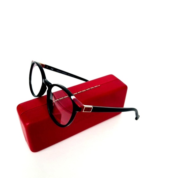 New CAROLINA HERRERA Frames Black Acetate Eyeglasses VHE875K 700K 50-18-140